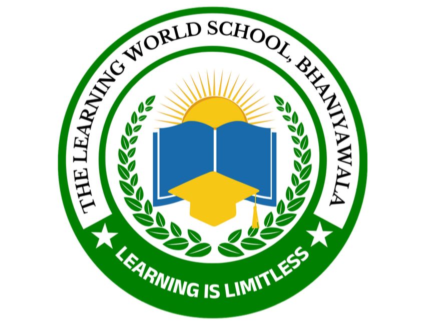 The Learning World School corner logo